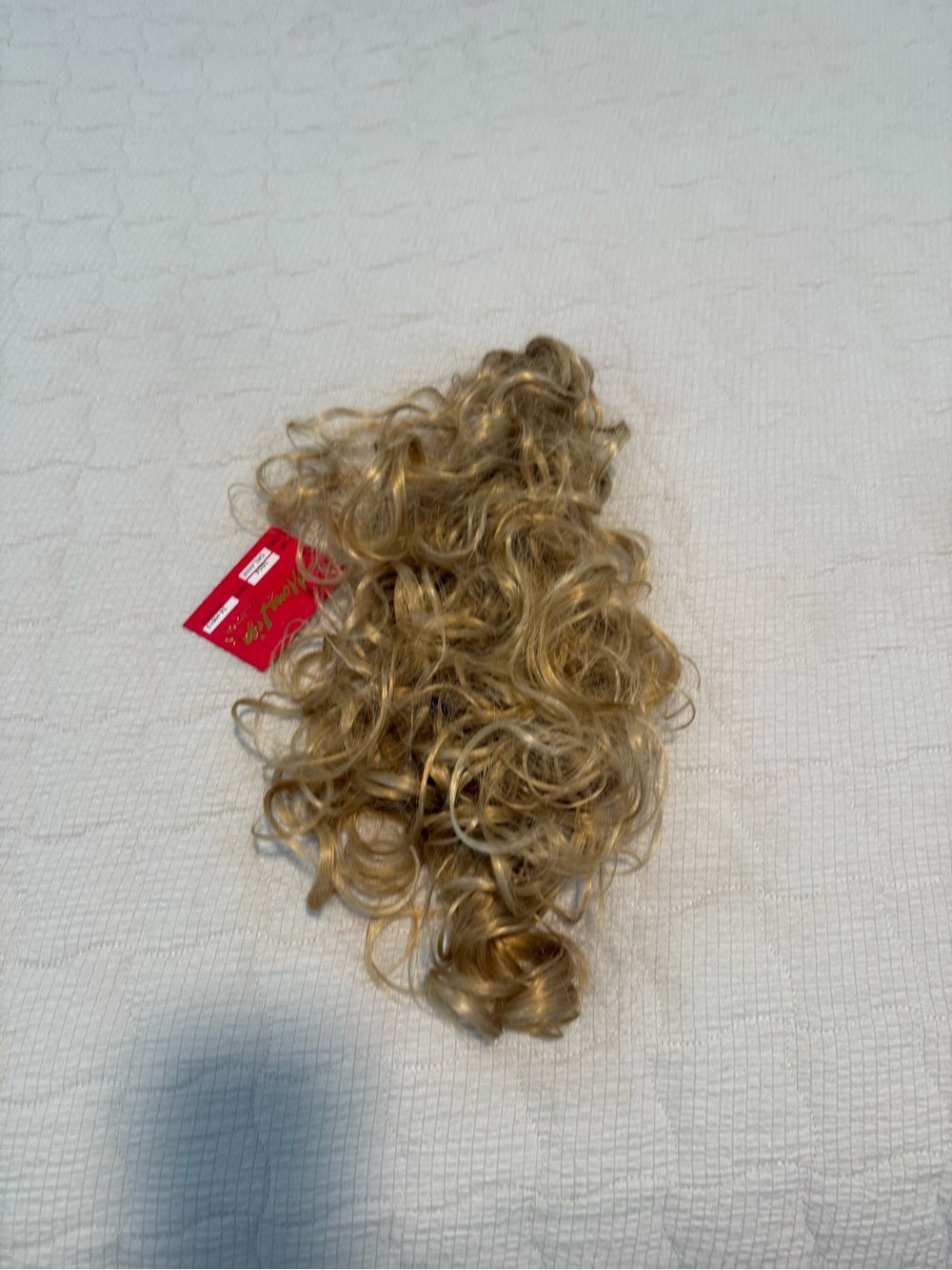 MONA LISA Curly Clip-In Hairpiece - Honey Blonde Highlights